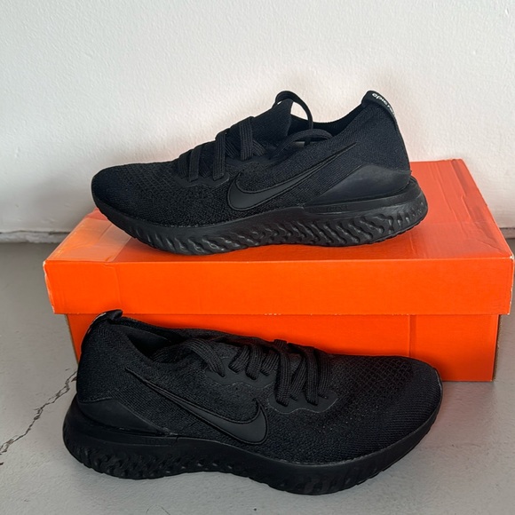Nike Shoes - NWT! Nike Epic React Flyknit 2 Sneakers Black Women’s 6.5